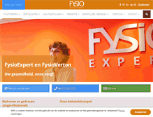 Tablet Screenshot of fysioexpert.nl